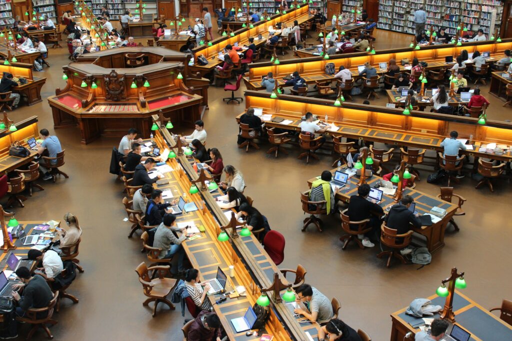 Students participating in international study program – language learning abroad
