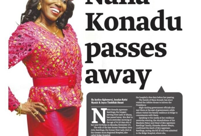 Newspaper Headlines Of Friday, October 24, 2025