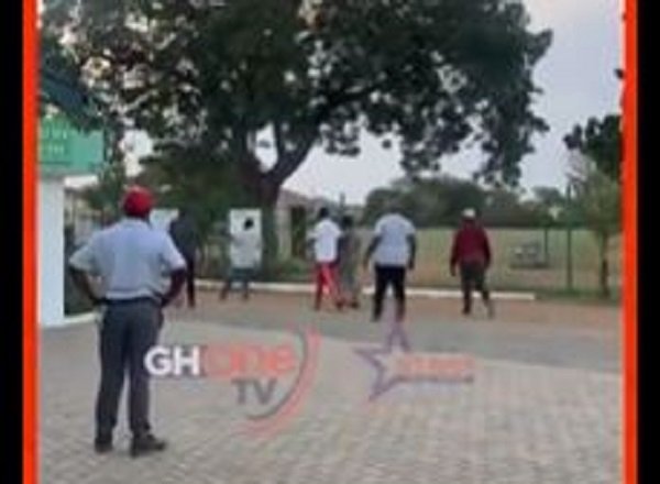 Watch as gunmen engage in shootout at Celebrity Golf Club