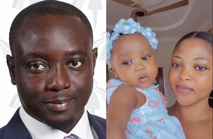 A DNA test allegedly confirms late Samuel Aboagye is father of Abigail’s infant daughter