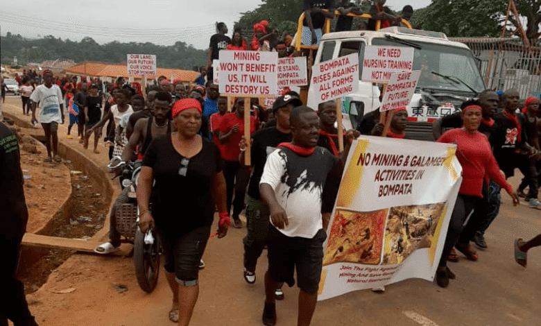 Bompata residents resist planned mining activities in the community