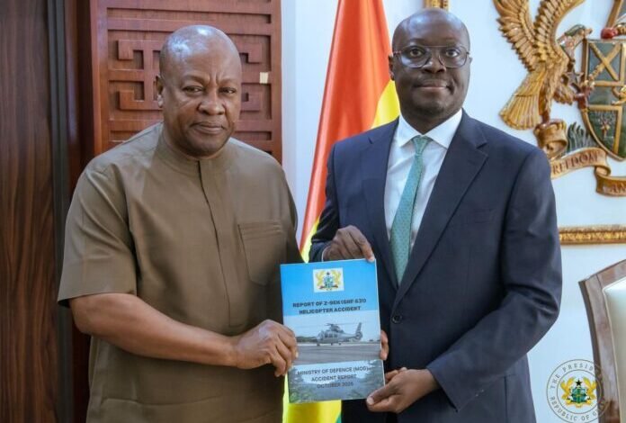 Committee submits report on August 6 helicopter crash to Mahama