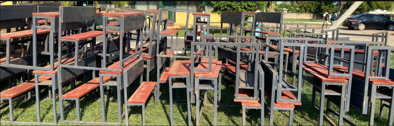 Effutu Municipal Assembly Donates 100 Dual Desks to Winneba Secondary School