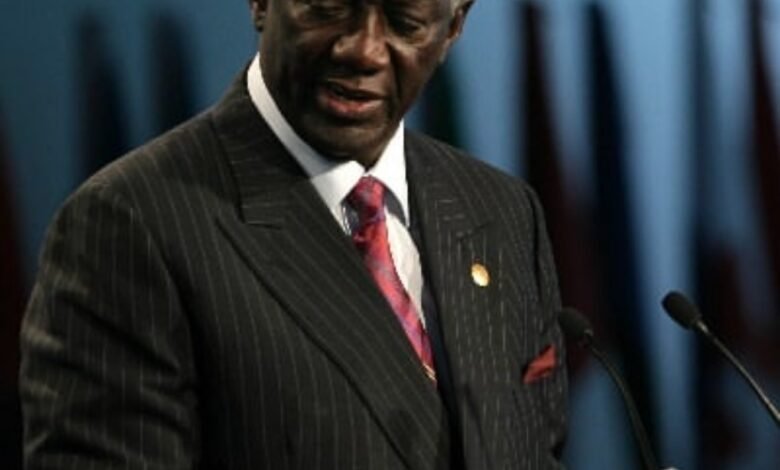 Kufour wants past Chairmen to take over the affairs of NPP in Stephen Ntim’s absence