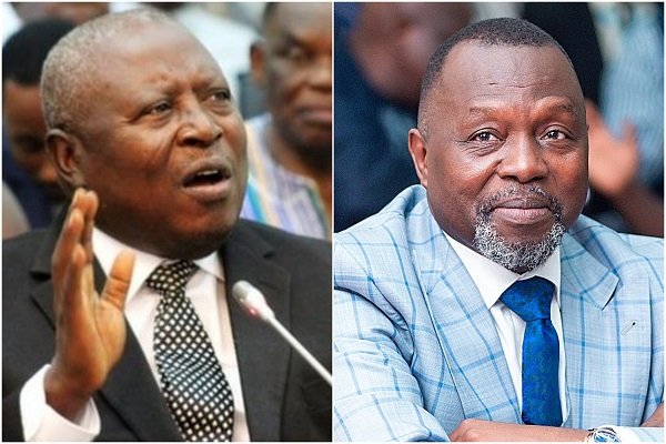 Martin Amidu (L) calls for criminal investigation into Ayine’s purchase of printers for EOCO