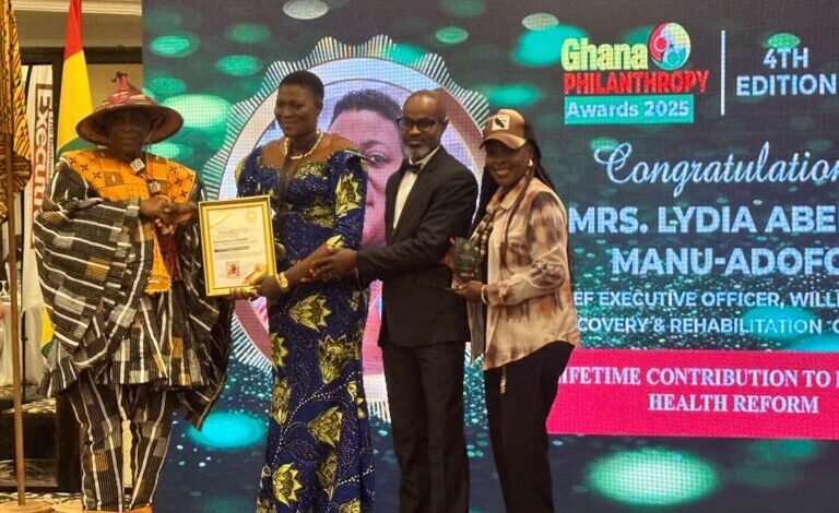 Mrs. Lydia Adofo Celebrated as Mental Health Champion in Ghana Philanthropy Spotlight