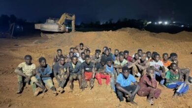 NAIMOS conducts massive dawn strike in Eastern Region, arrests 36 suspected galamseyers at Osino