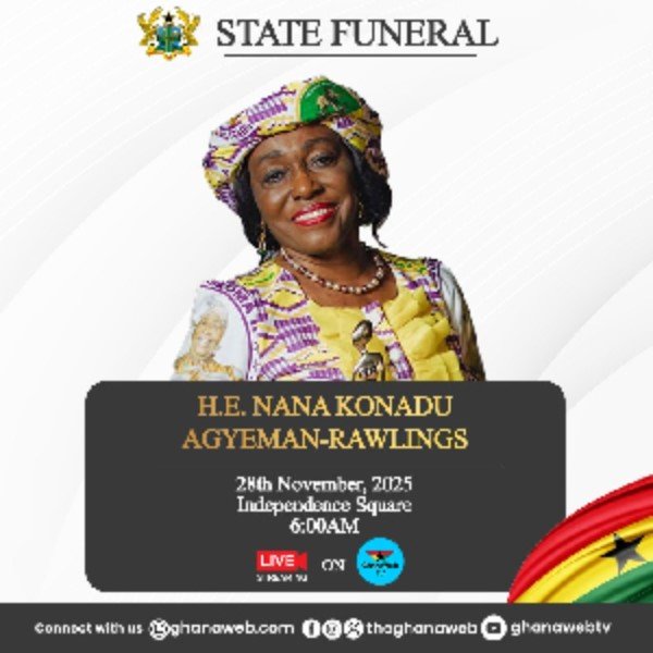 LIVESTREAMING: State funeral of the late Nana Konadu Agyeman-Rawlings
