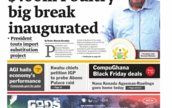 Newspaper Headlines Of Friday, November 28,2025